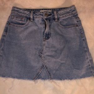 jean skirt